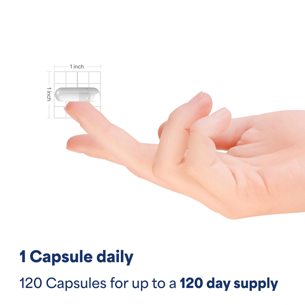 Puritan's Pride triple magnesium bottle back explains serving size and magnesium content.