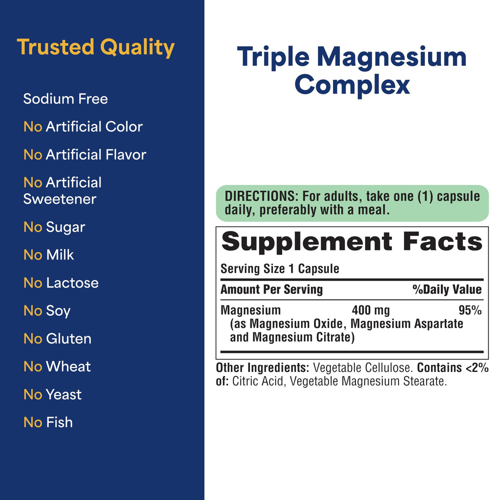 Puritan's Pride magnesium complex daily-use scene suggests routine for nerve and bone support.
