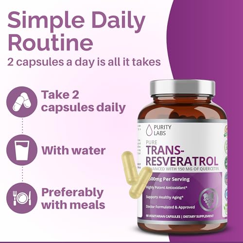 Purity Labs Capsule arrangement suggests a simple daily supplementation routine.