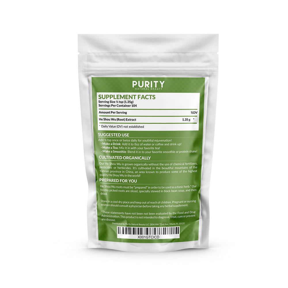 Purity Natural Beauty ingredient visual highlighting iron and zinc content
