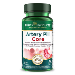 Purity Products Artery Pill Core bottle front for arterial health support