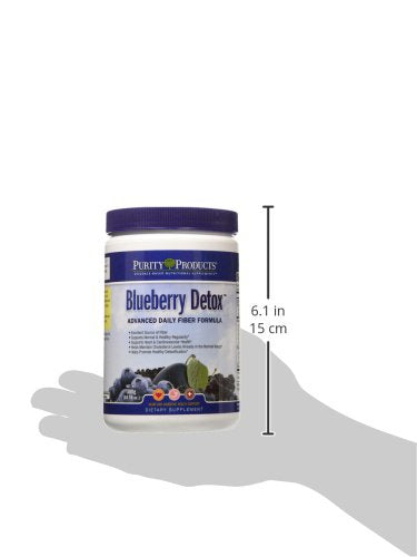 Purity Products Blueberry Detox packaging box with 30 servings