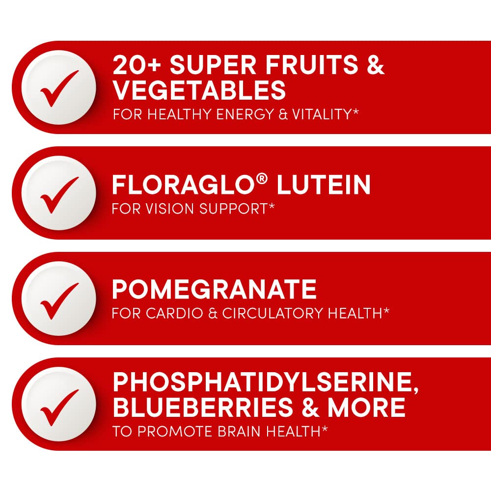 Purity Products Super Reds 30-day supply jar label detailing antioxidants.