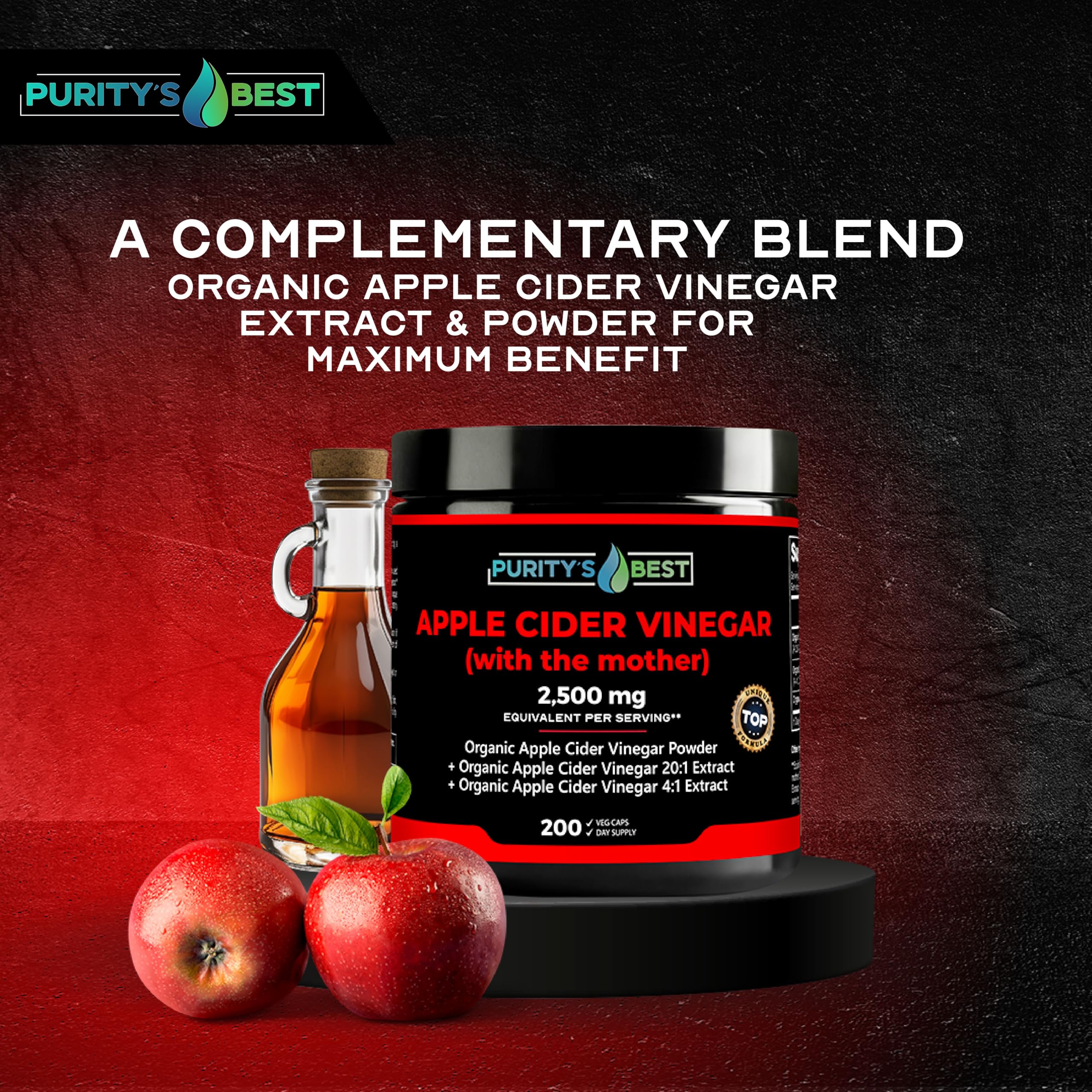 Close-up of Purity's Best The Mother capsule highlighting high potency formula.