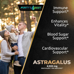 Purity`s Best astragalus 20x extract cap showcases maximal strength formula.