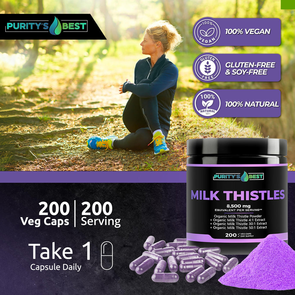 Purity`s Best plant-based ingredients—non-GMO, gluten- and dairy-free for clean wellness.