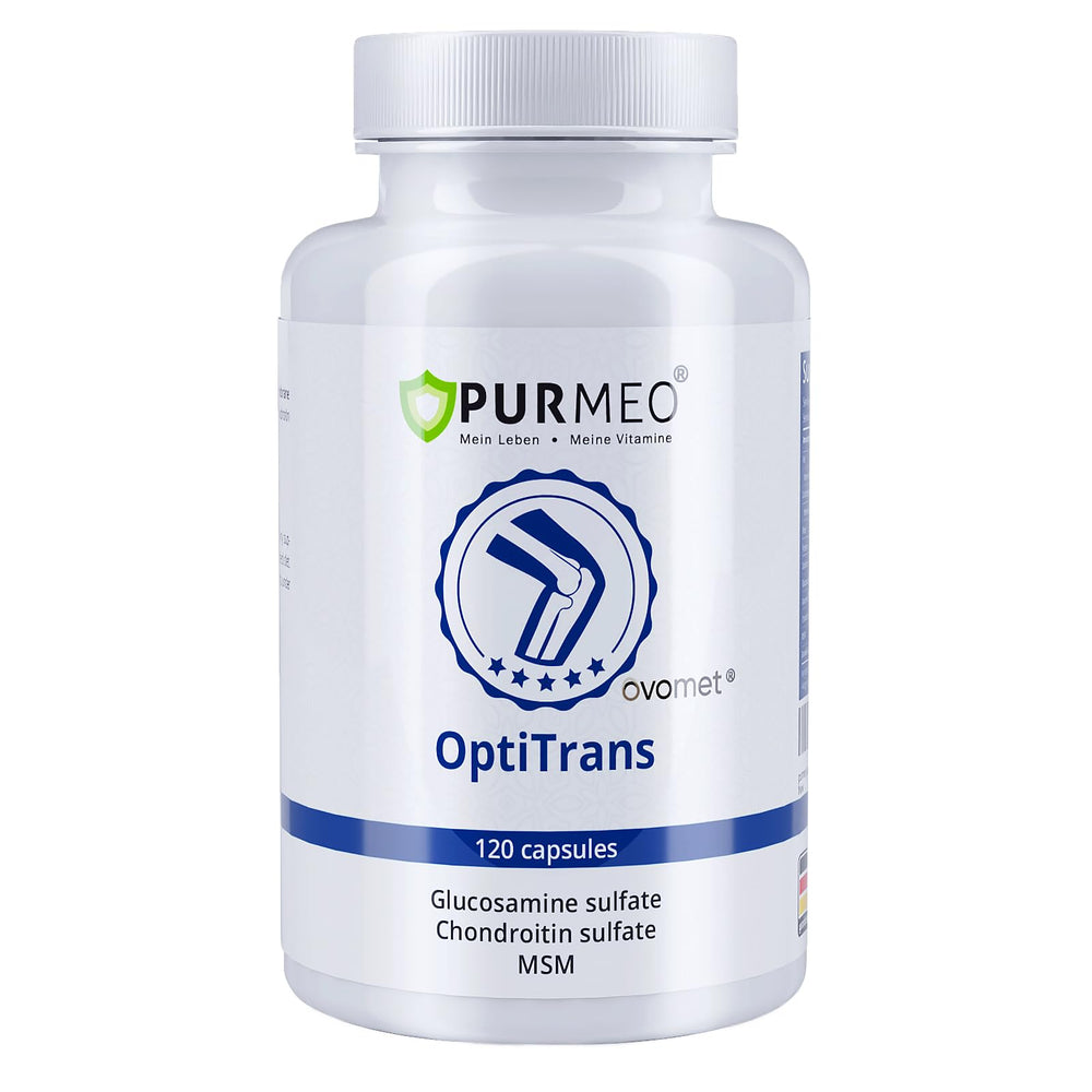 Purmeo OVOMET eggshell membrane bottle image showing joint support potential