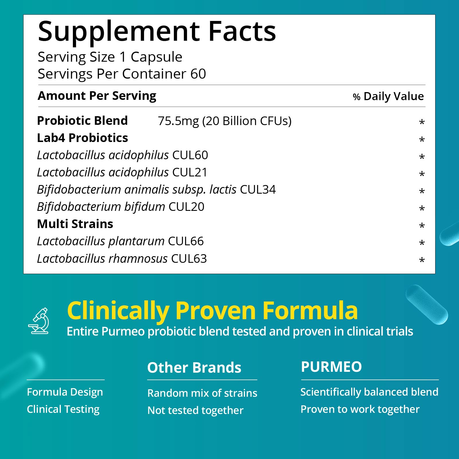 Purmeo Lab4 strains close-up on label highlighting traceability.