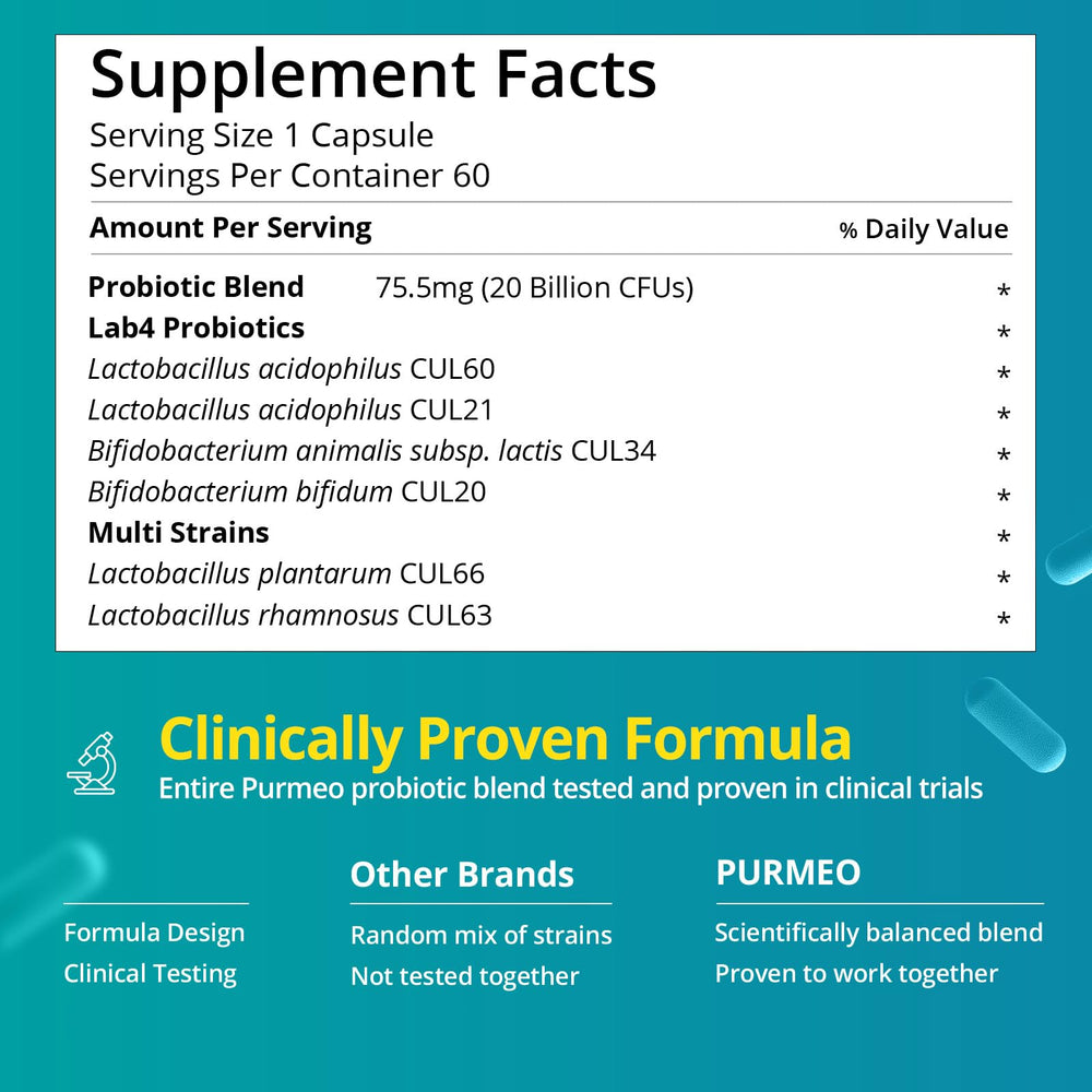 Purmeo Lab4 strains close-up on label highlighting traceability.