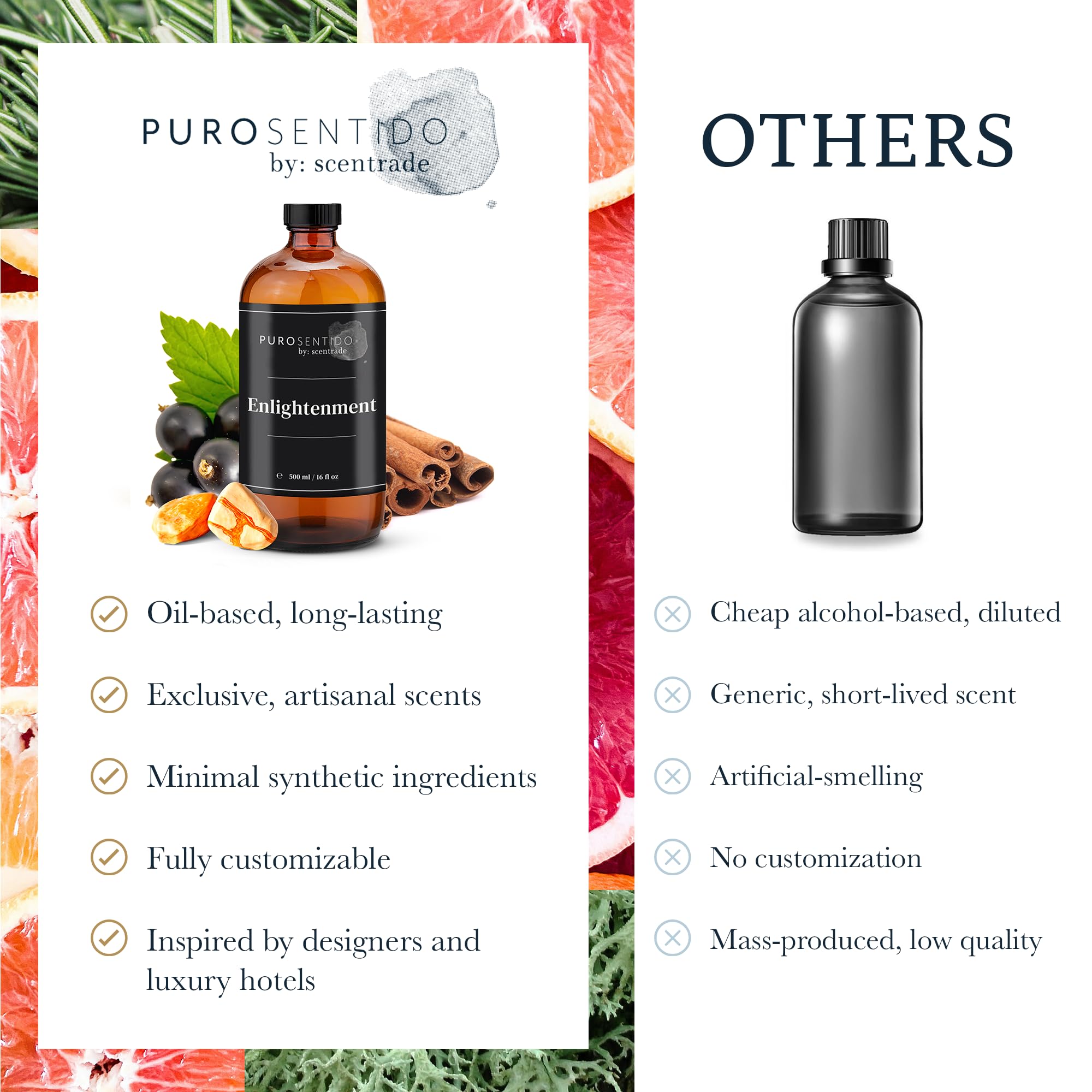 PuroSentido Enlightment luxury diffuser scene in a stylish setting.