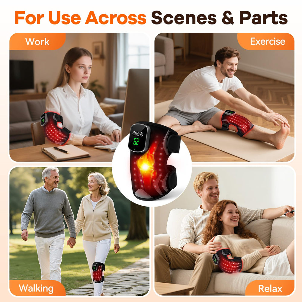 Puroth wellness gift idea: red light therapy knee brace