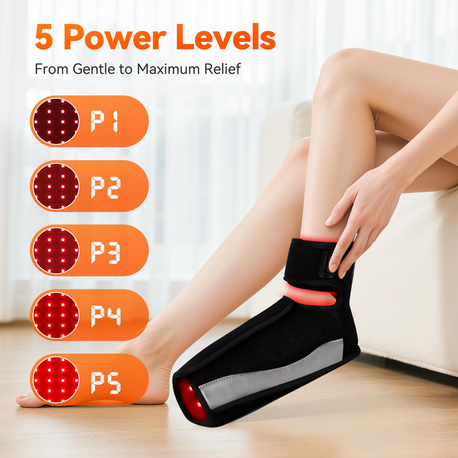 Puroth feet wrap with Velcro straps for secure adjustable fit