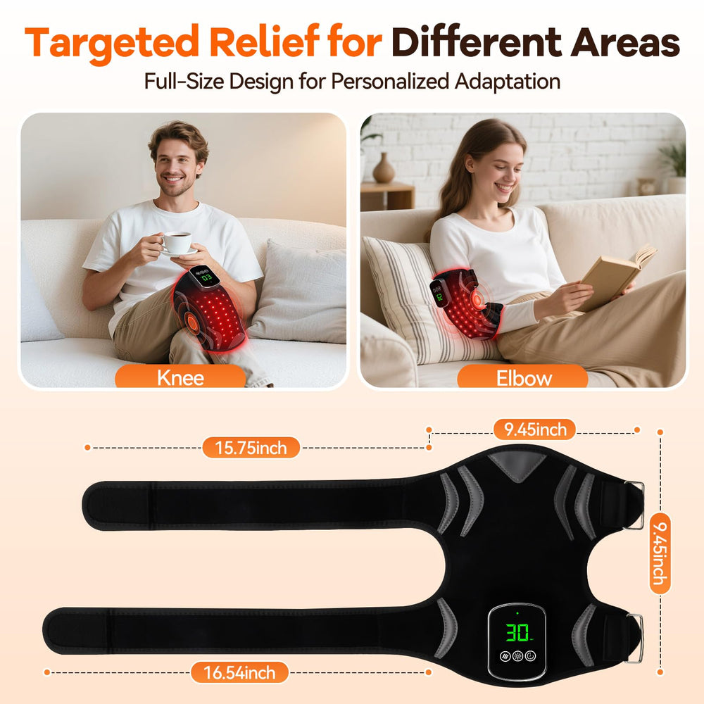 Soft fabric and adjustable strap on Puroth knee brace
