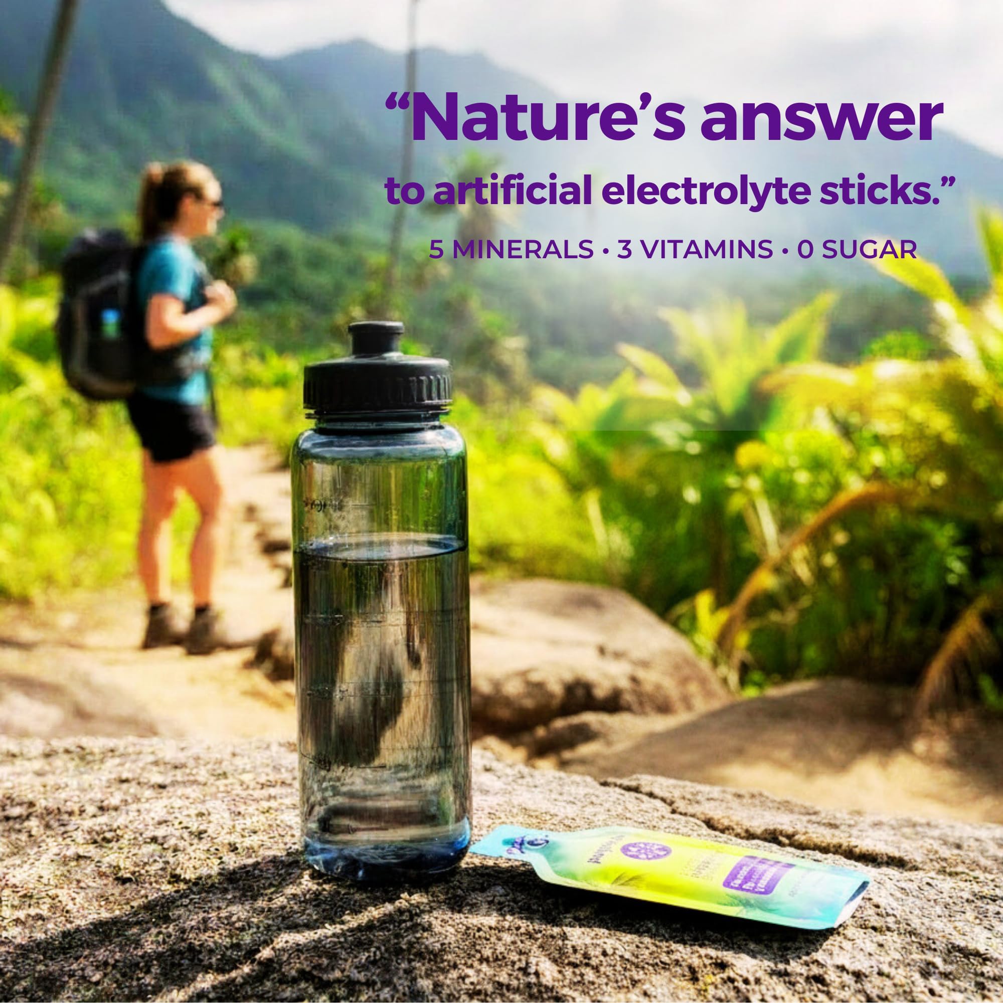 Purple Tree mineral salts blend for balanced hydration and energy support.