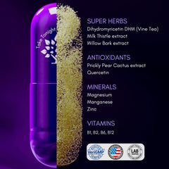 Purple Tree willow bark ingredient highlighting natural antioxidant support