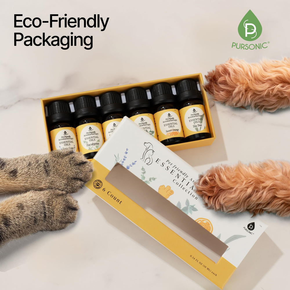 Pursonic Pet-Friendly Aromatherapy Oils Ginger bottle for warm comfort.