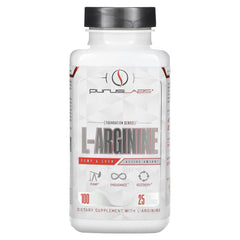 Purus Labs L-Arginine Active Amino Acid bottle ready for enhanced blood flow and endurance.