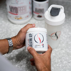 Purus Labs Creatine ATP packaging front communicates strength-focused supplement