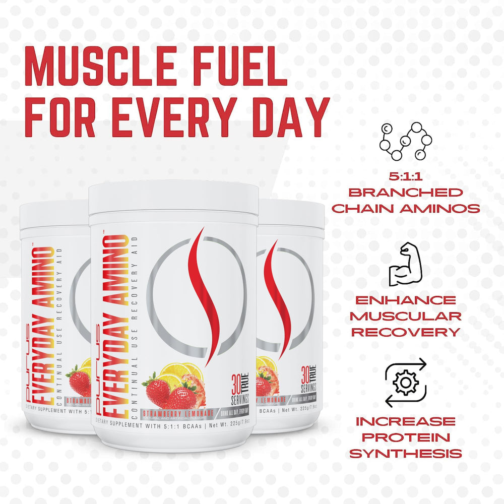Purus Labs Everyday Amino BCAA Powder dissolves cleanly in water for daily hydration