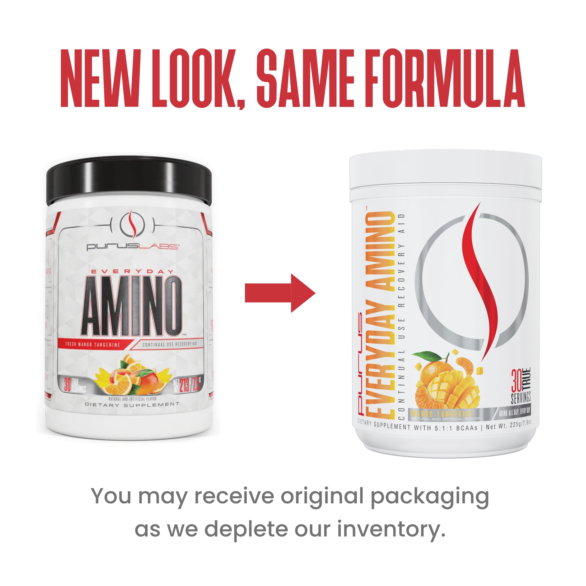 Scoop dispensing Everyday Amino BCAA powder for a quick pre-workout mix.