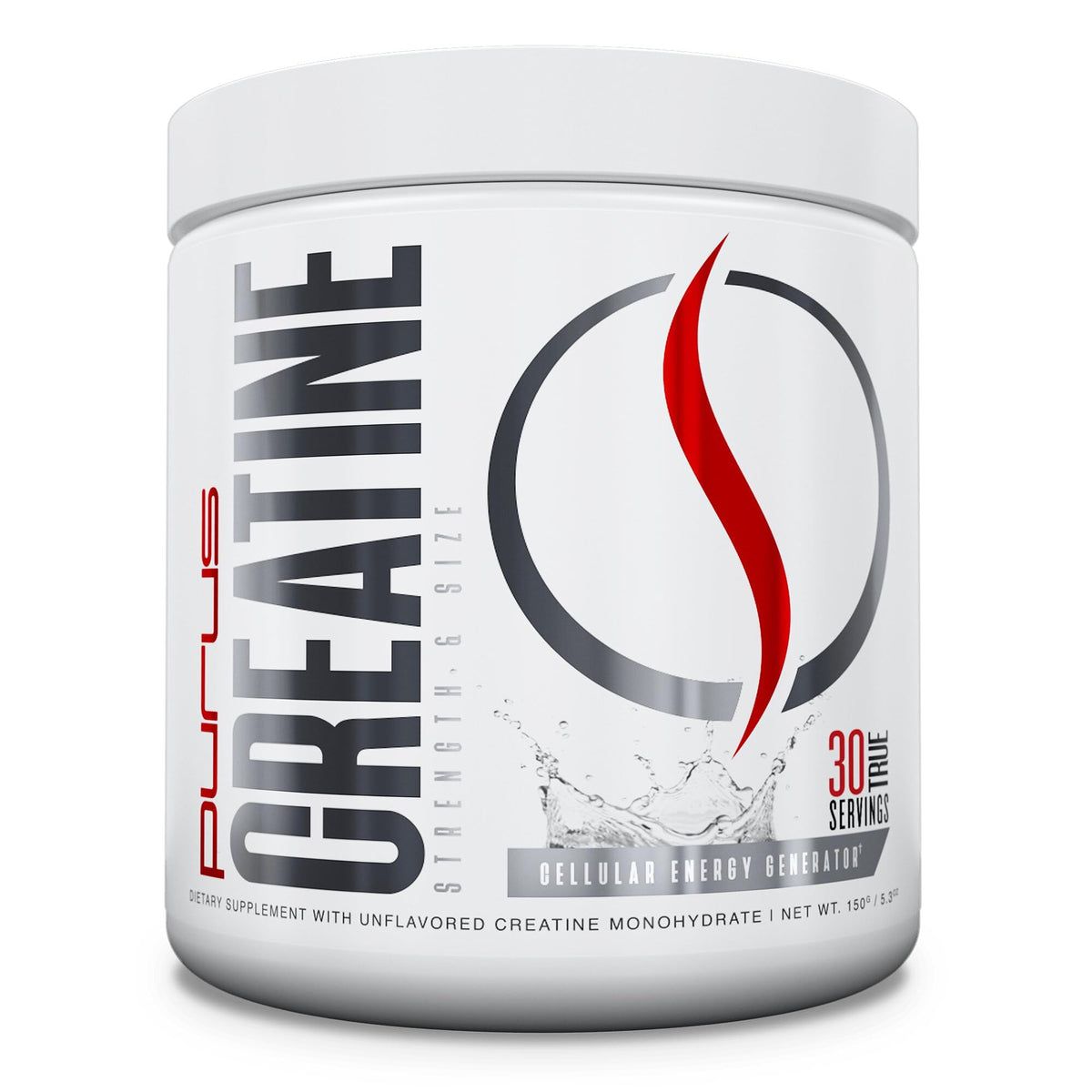 Purus Labs Foundation Creatine Powder bottle (unflavored) for clean strength.