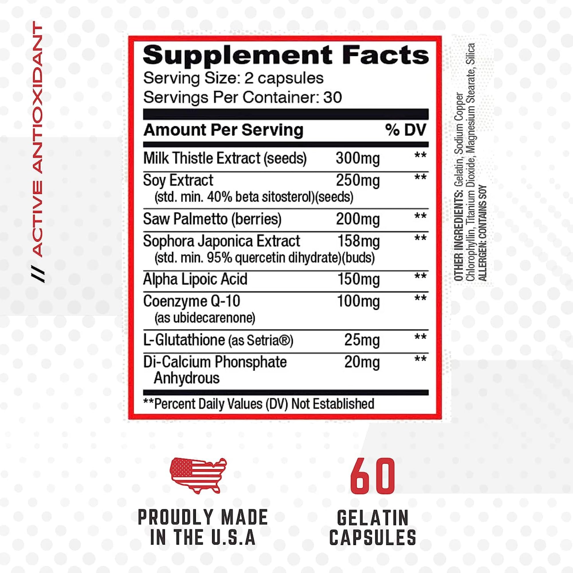 Purus Labs Organ Shield packaging with Milk Thistle and CoQ10 ingredients