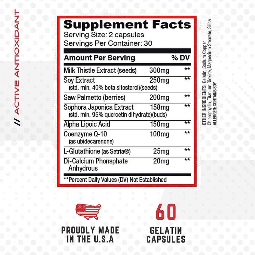 Purus Labs Organ Shield packaging with Milk Thistle and CoQ10 ingredients