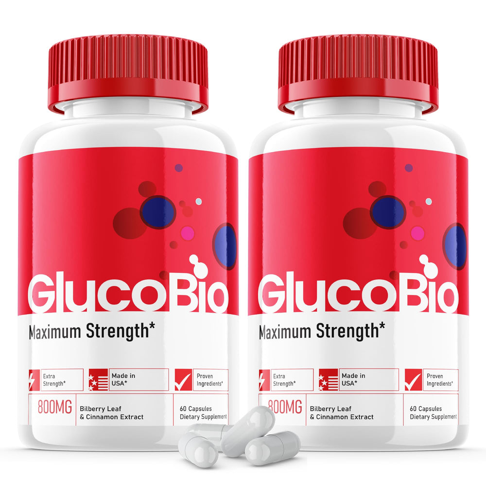 Purvia Glucobio capsules bottle front official formula for daily wellness