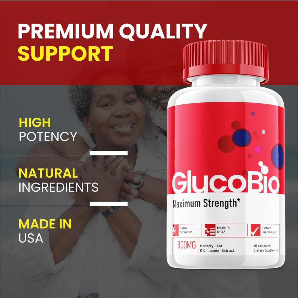 Purvia Glucobio ingredients panel highlighting premium blend