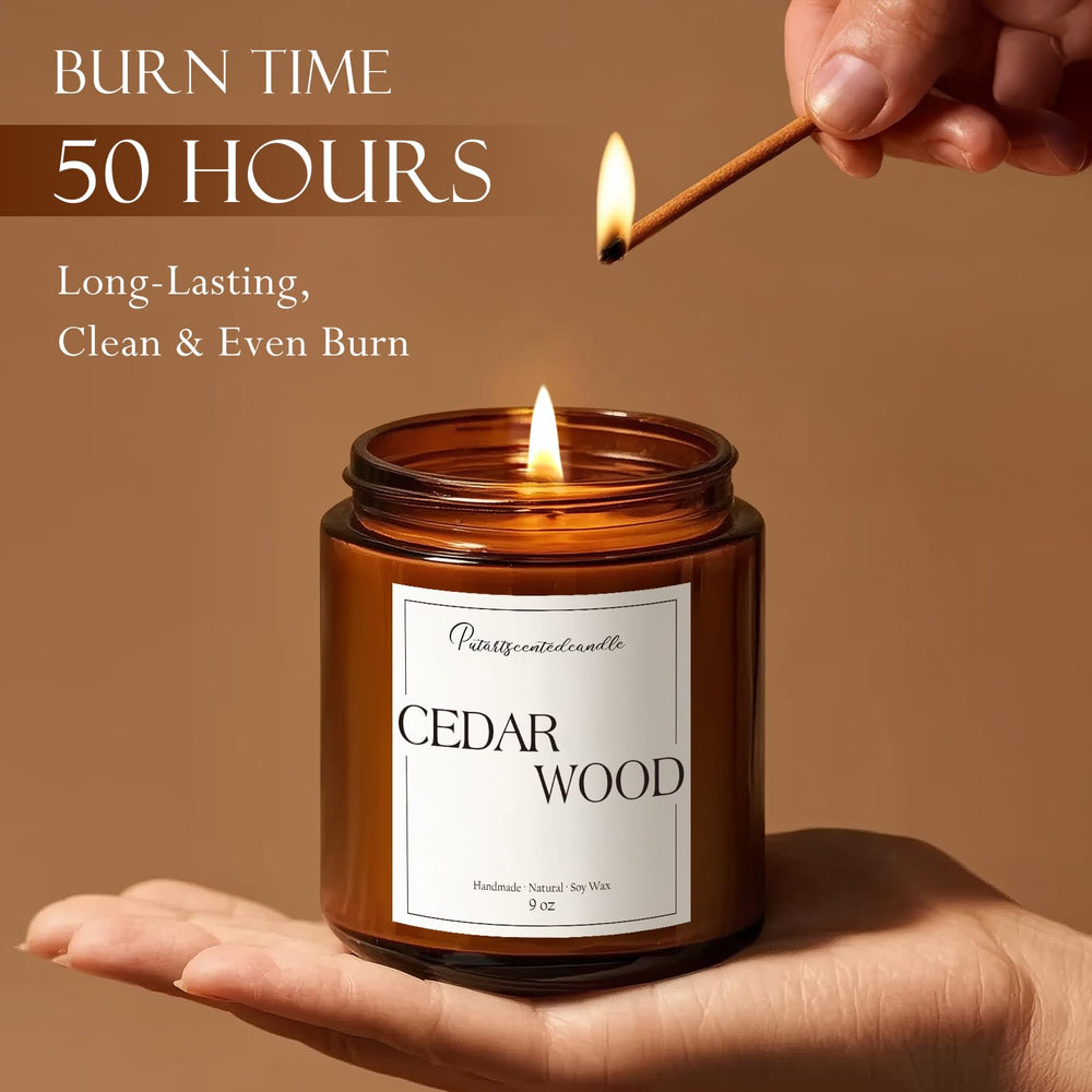 Putart soy candle is hand-poured, eco-friendly and non-toxic for safer homes.