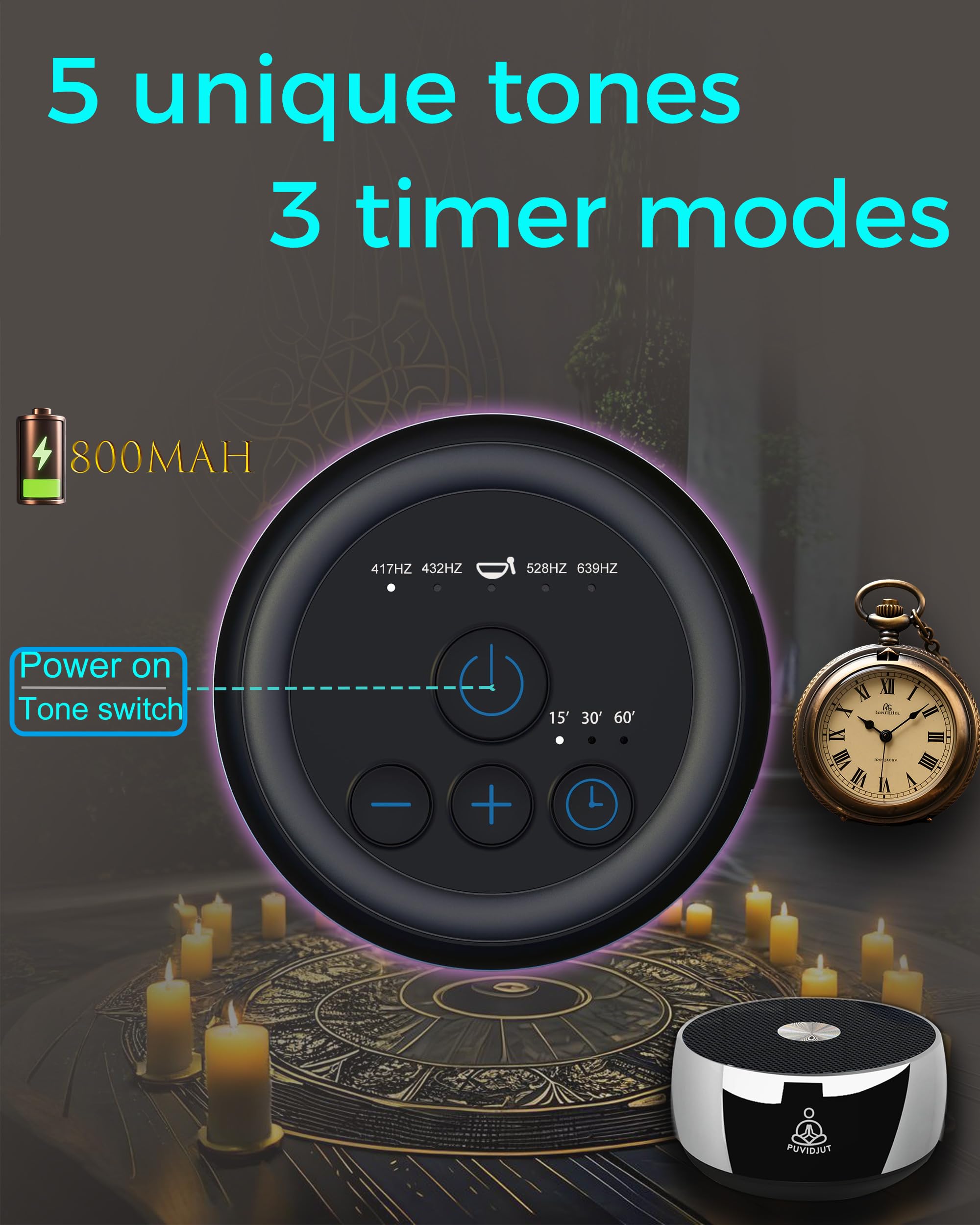 PUVIDJUT ideal for desk meditation and office focus