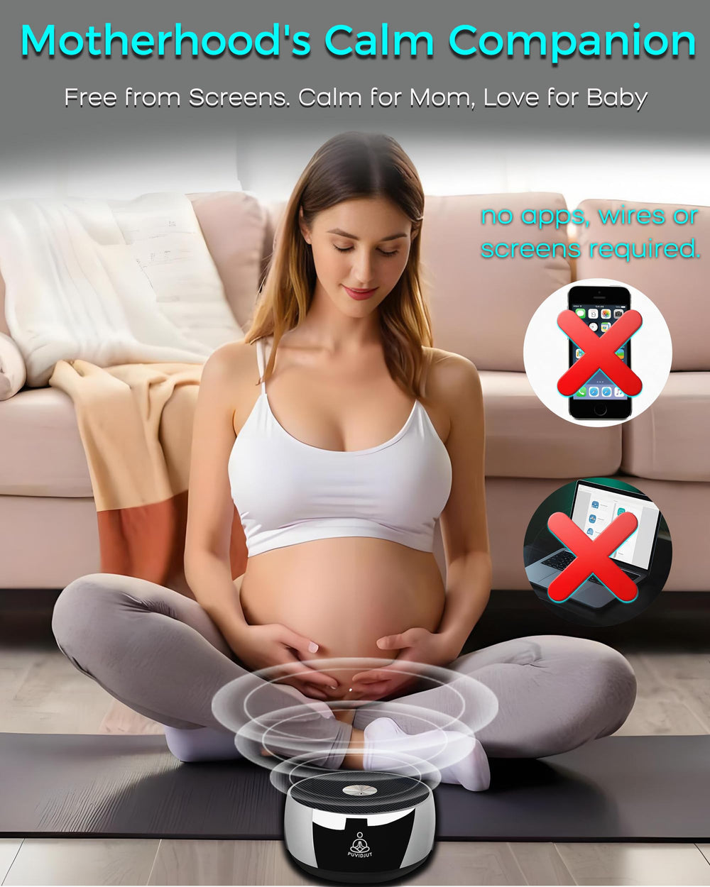 PUVIDJUT in hand demonstrates its compact size for travel