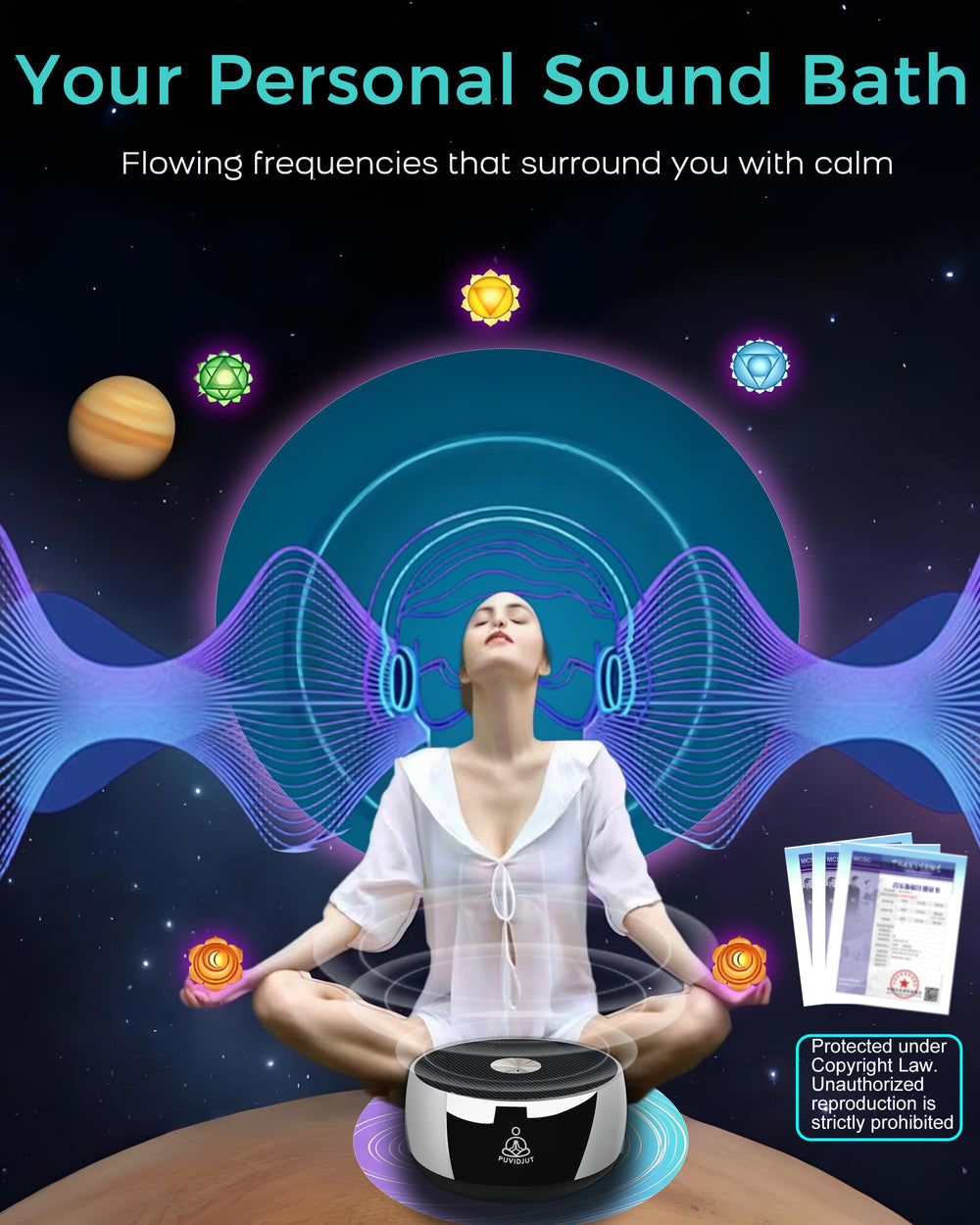 PUVIDJUT tones activation panel showing five options for setup