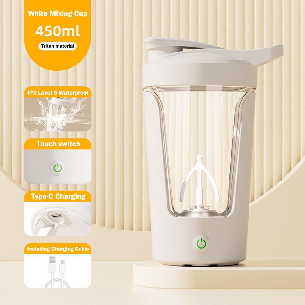 Puxitri one-key stirring button enables quick, mess-free mixing