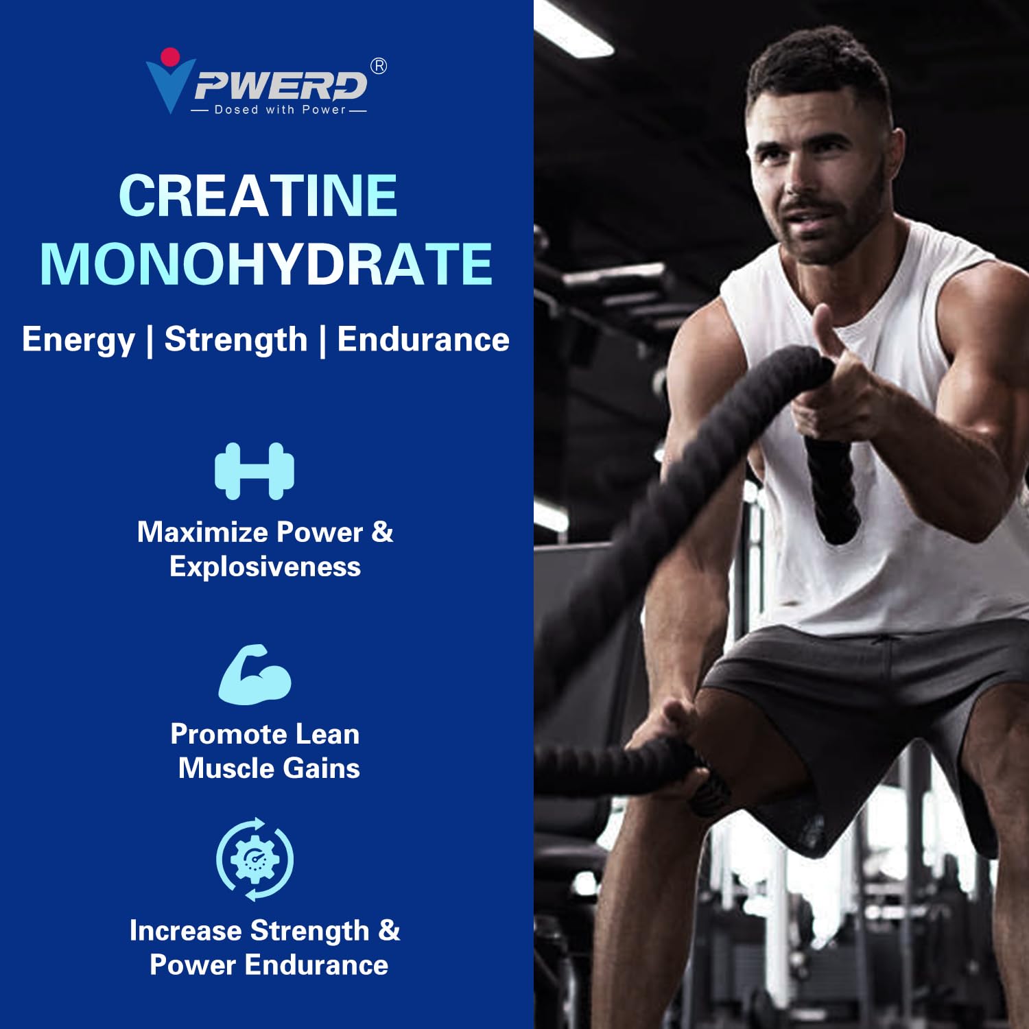 PWERD 120-count bottle highlighting vegan, gluten-free formula for athlete-friendly supplementation