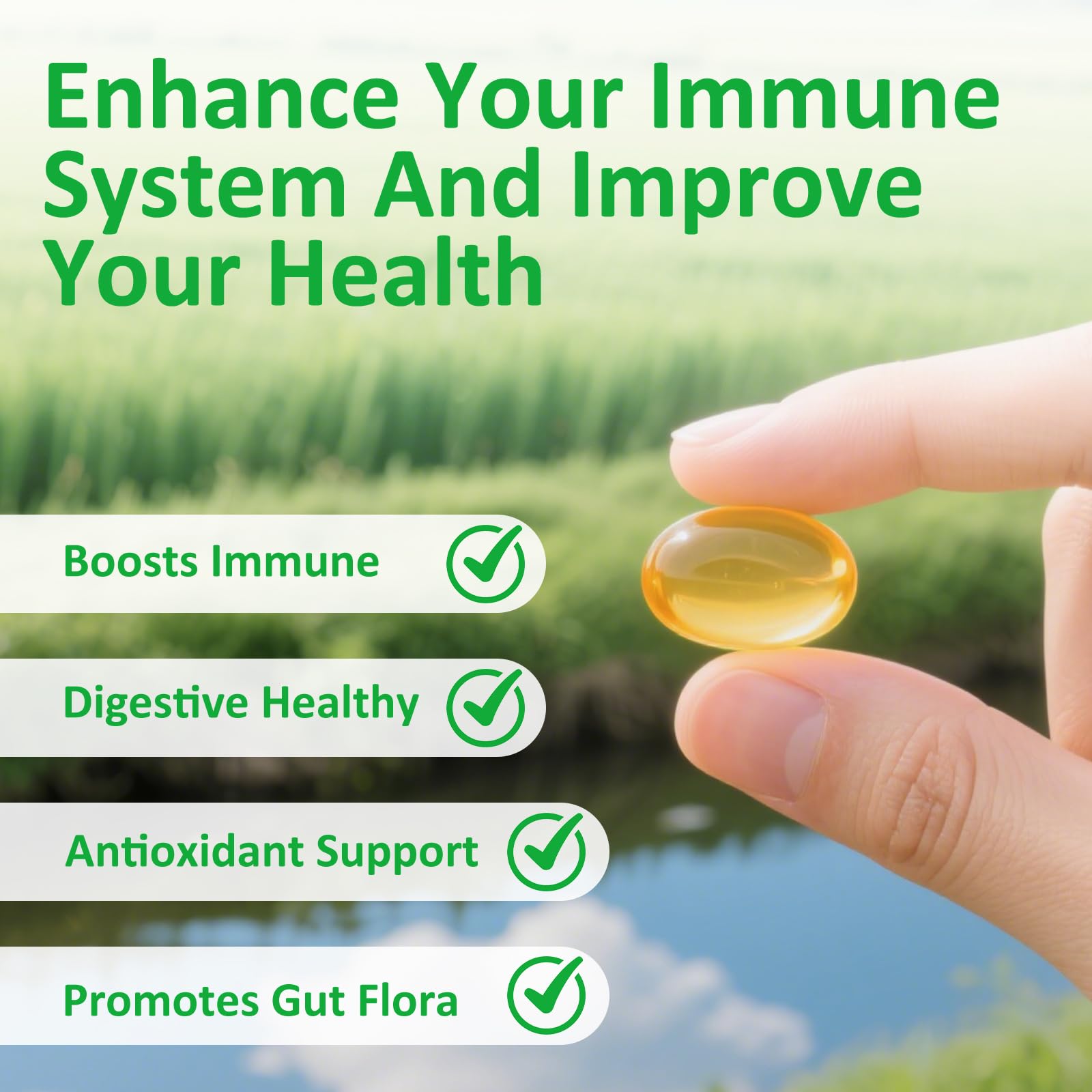 PWERD bottle with 300 softgels for easy daily use