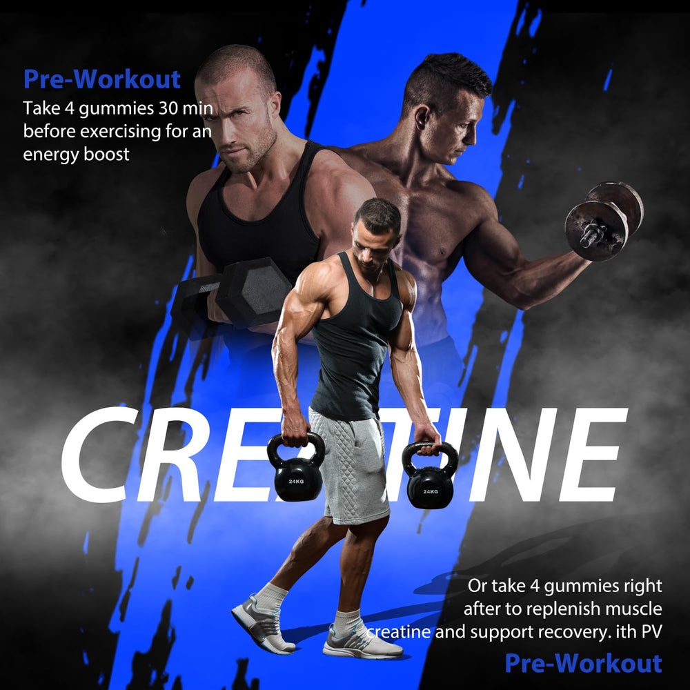 PWERD convenient gummy format shown for on-the-go workouts and no-water use