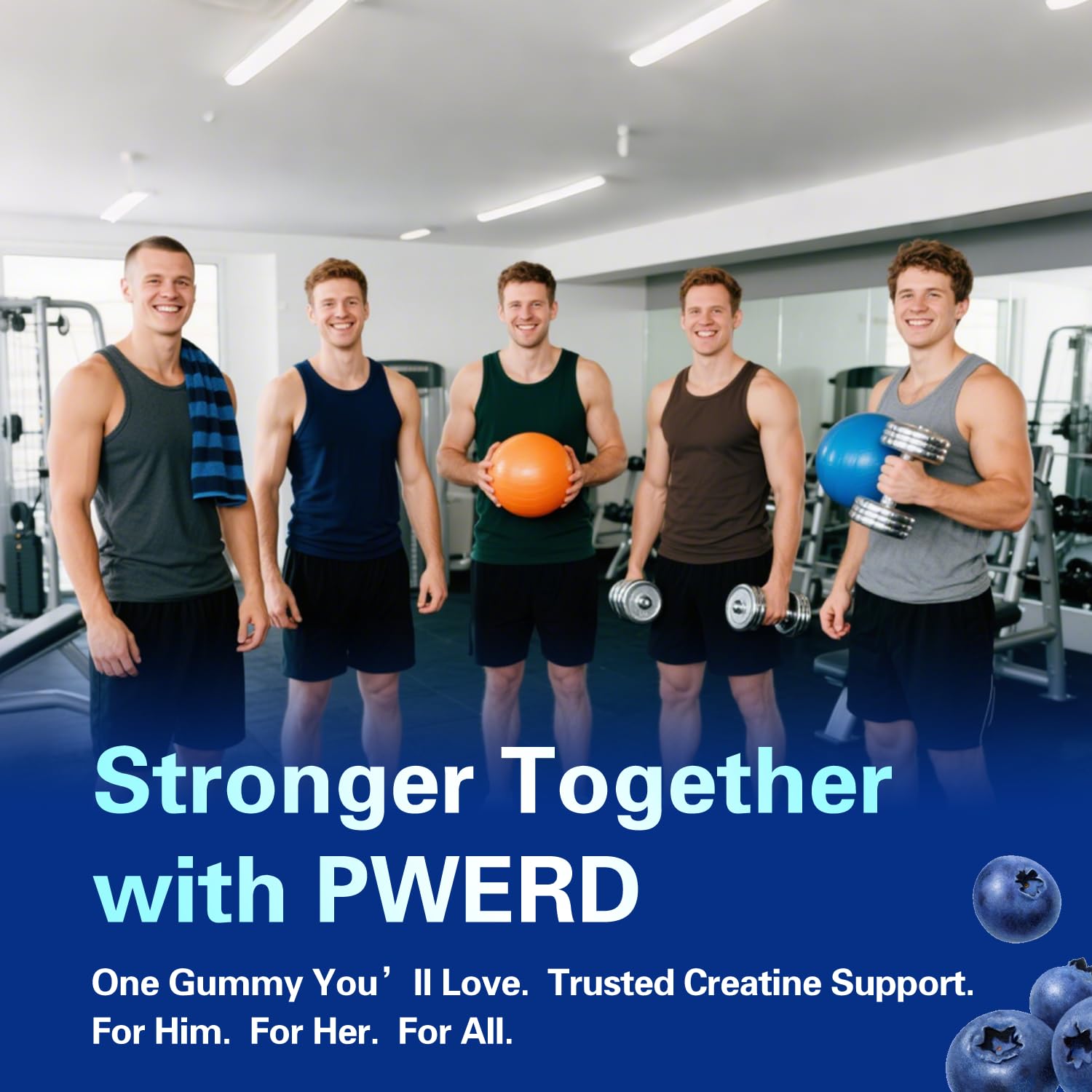 PWERD daily use concept with berry taste promotes routine supplementation