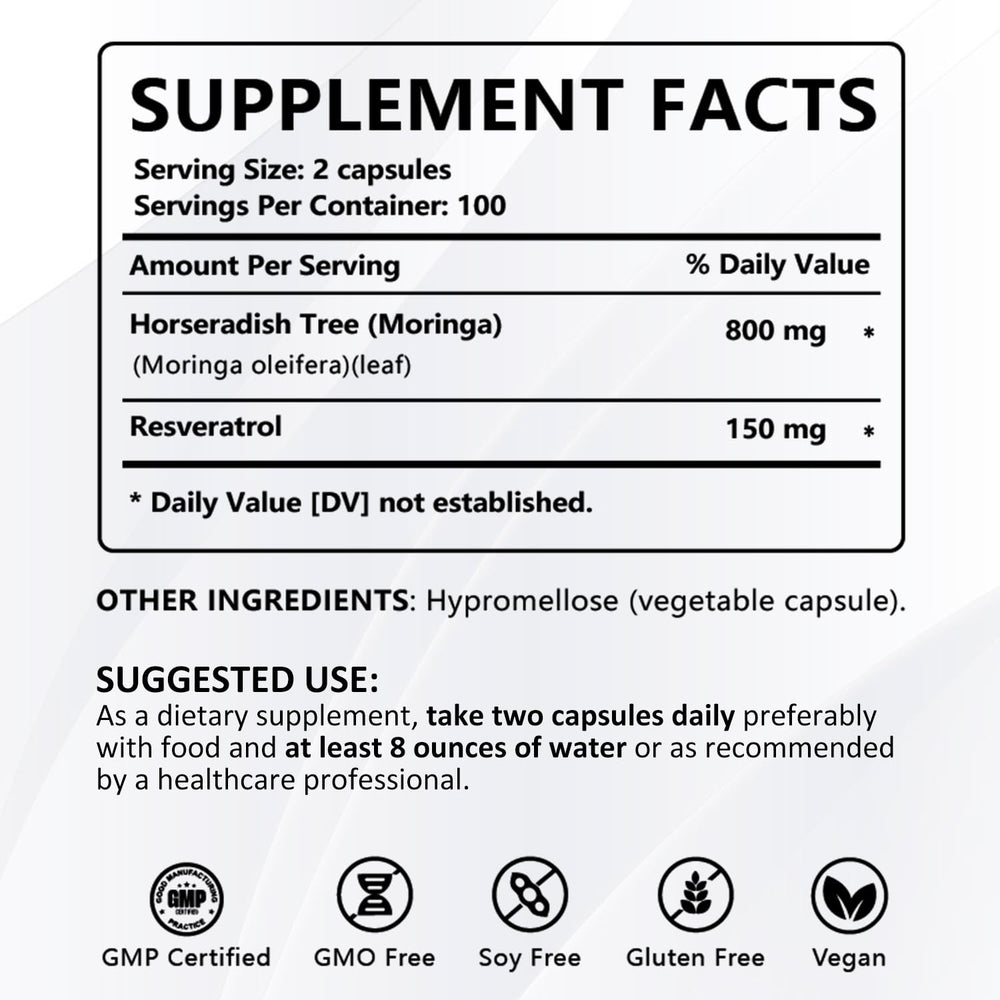 PWERD Moringa packaging emphasizing vegan, clean ingredients