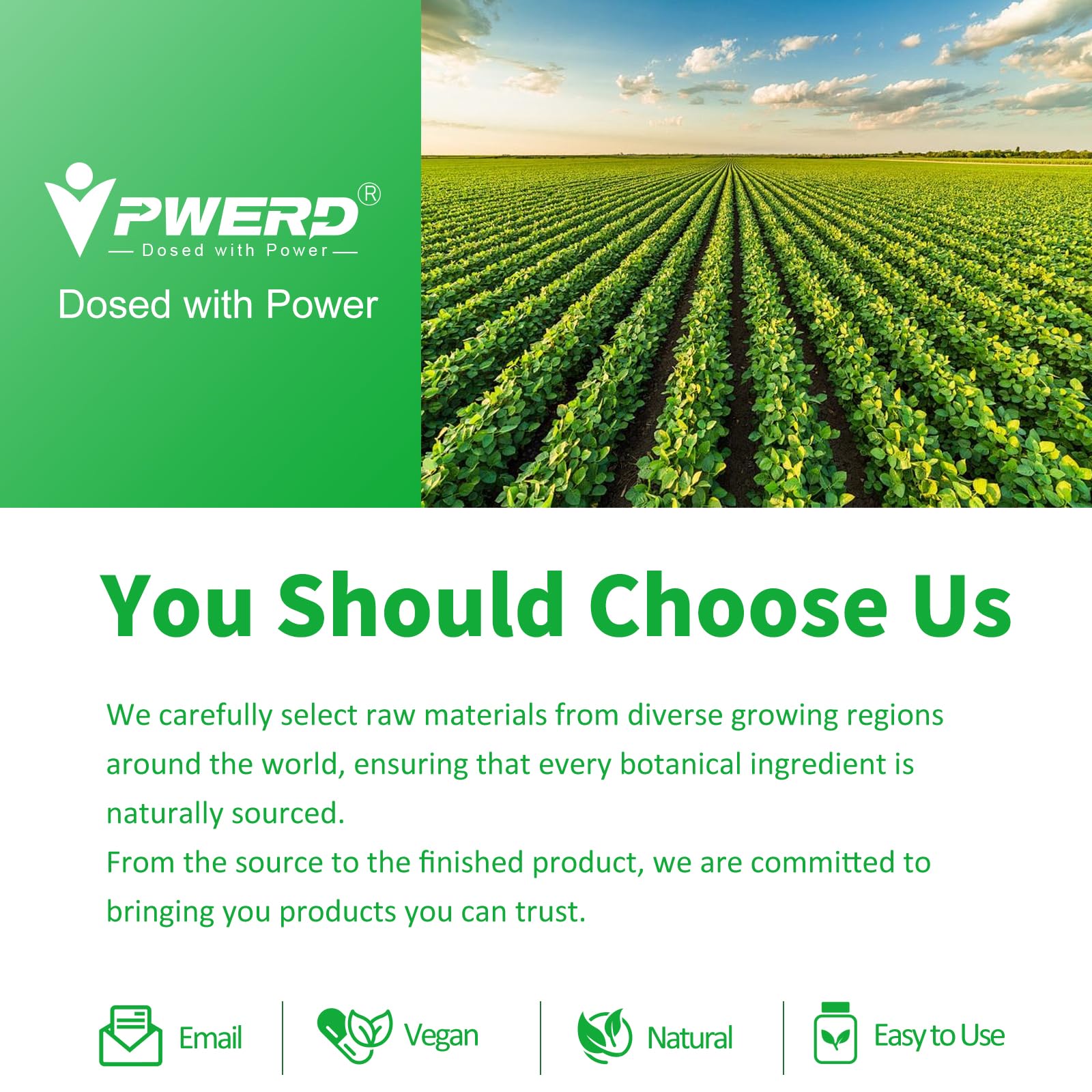PWERD eco-friendly packaging and shelf life emphasis