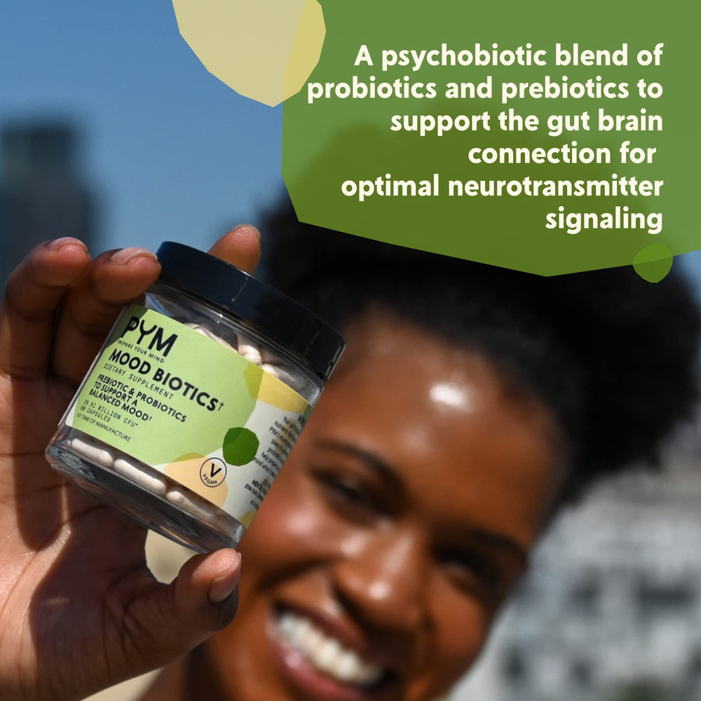 Science-backed, six-strain probiotic blend supporting gut-brain communication.