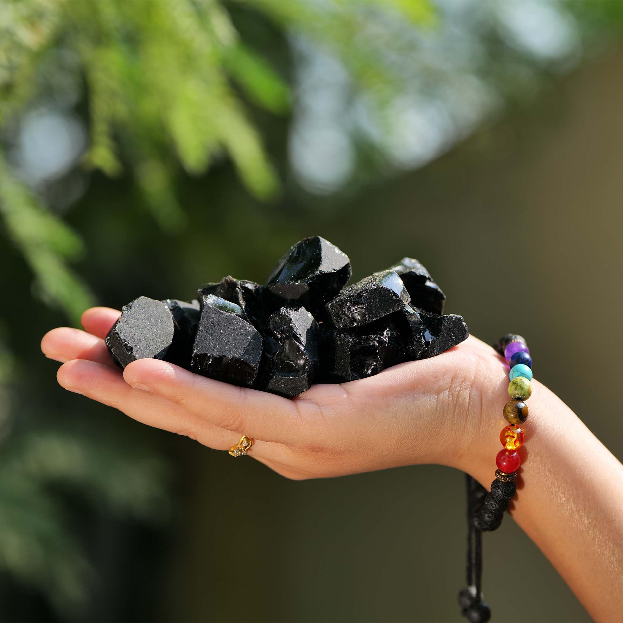 PYOR Black Obsidian crafting inspiration for jewelry and décor.