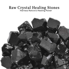PYOR Black Obsidian energy block for grounding and calm.