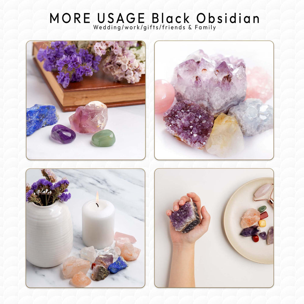 PYOR Black Obsidian root chakra focus and grounding energy.