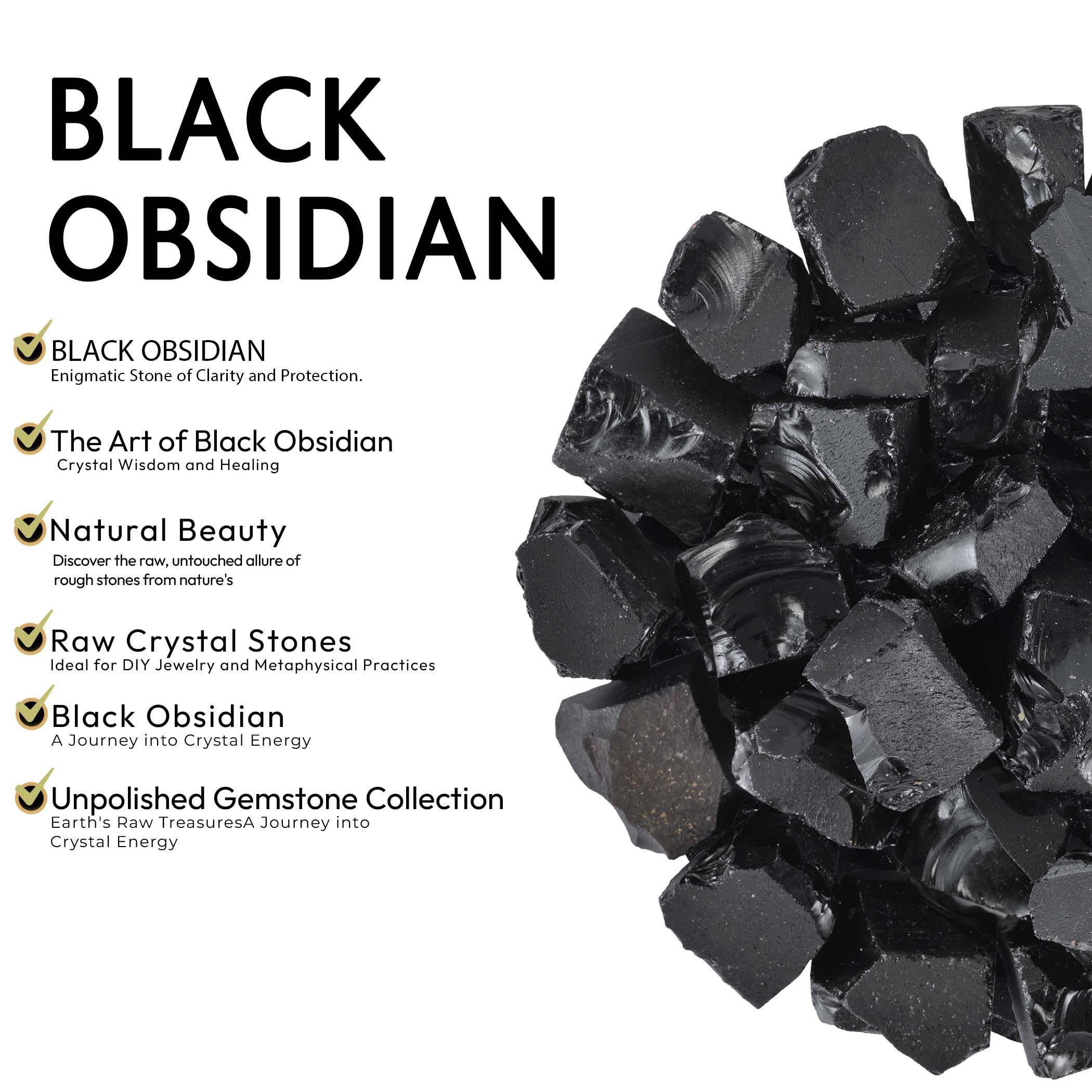 PYOR Black Obsidian stone highlighting clarity and protective energy.