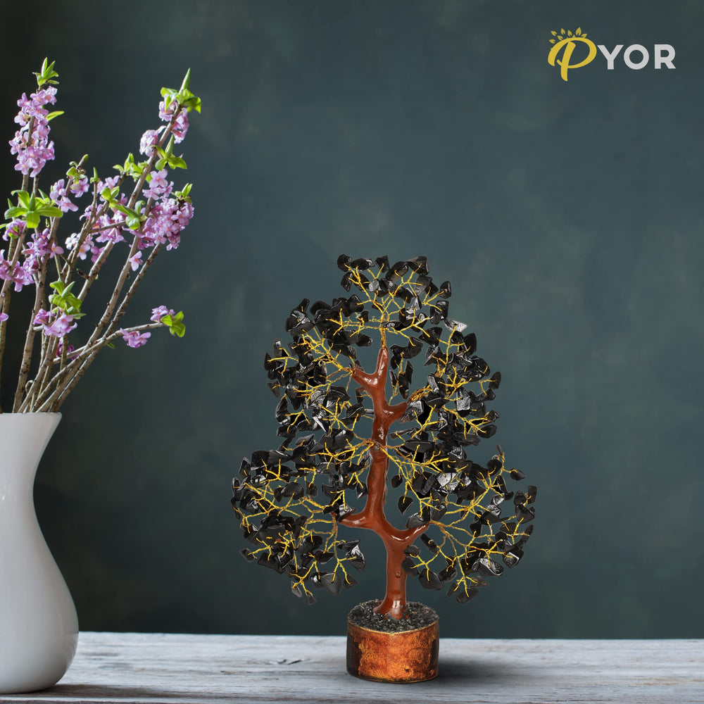 Feng shui-inspired PYOR crystal tree improves energy flow in spaces.