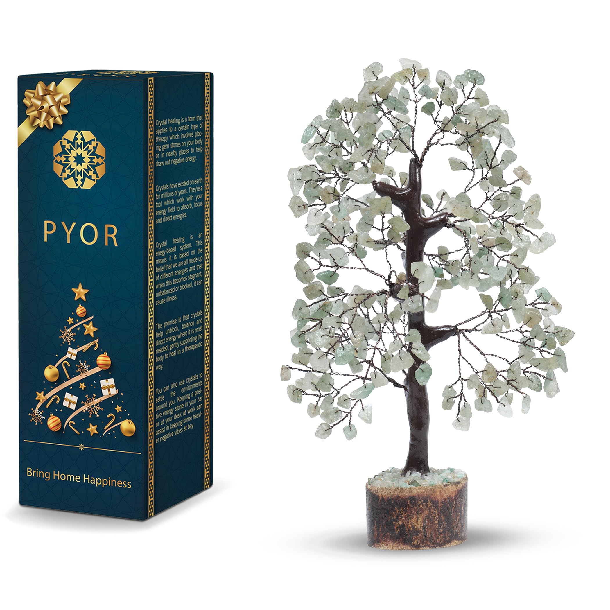 PYOR Green Jade Tree of Life decor highlighting serenity and harmony in living spaces