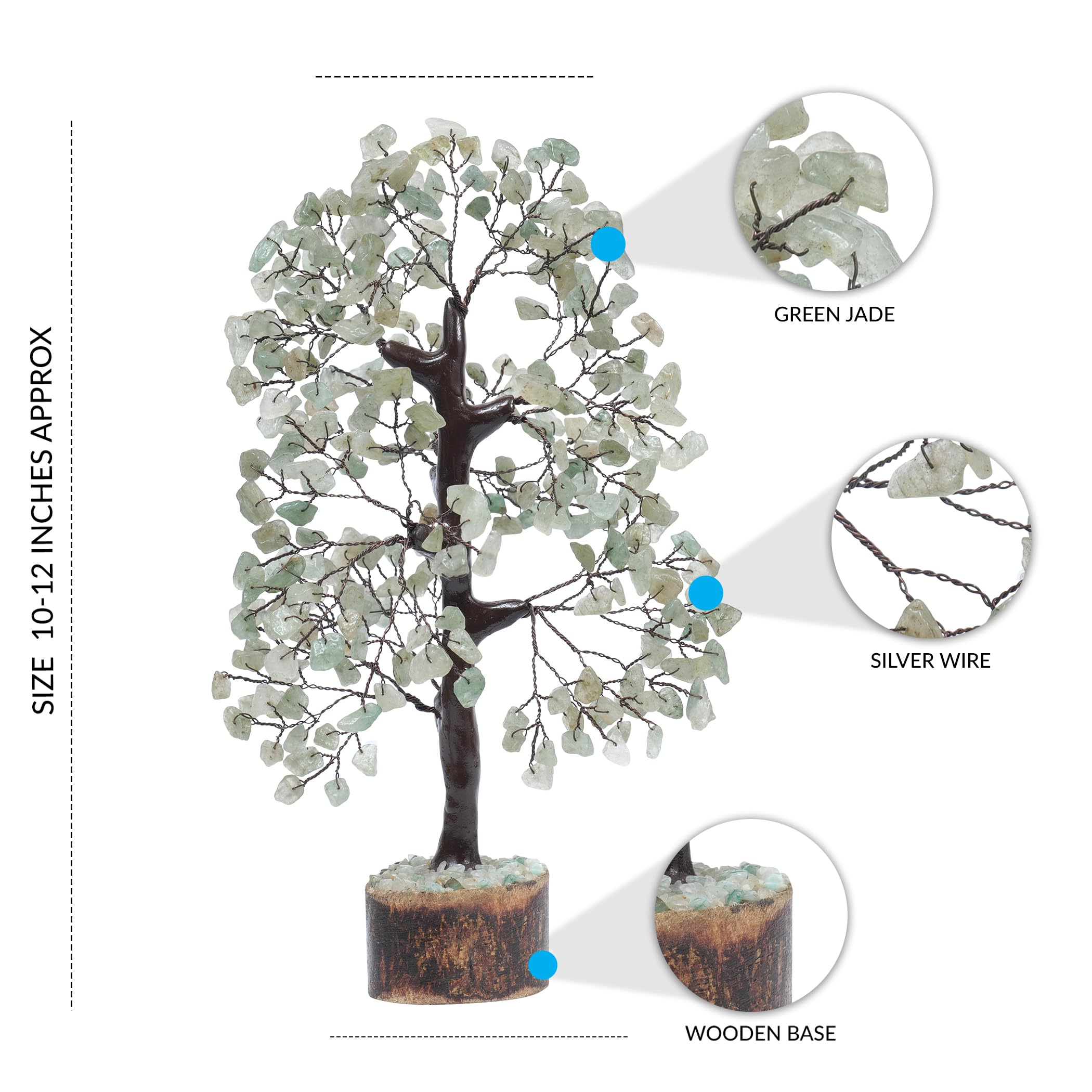 PYOR Jade Reiki Tree emphasizes good luck and positive vibes for meditation spaces