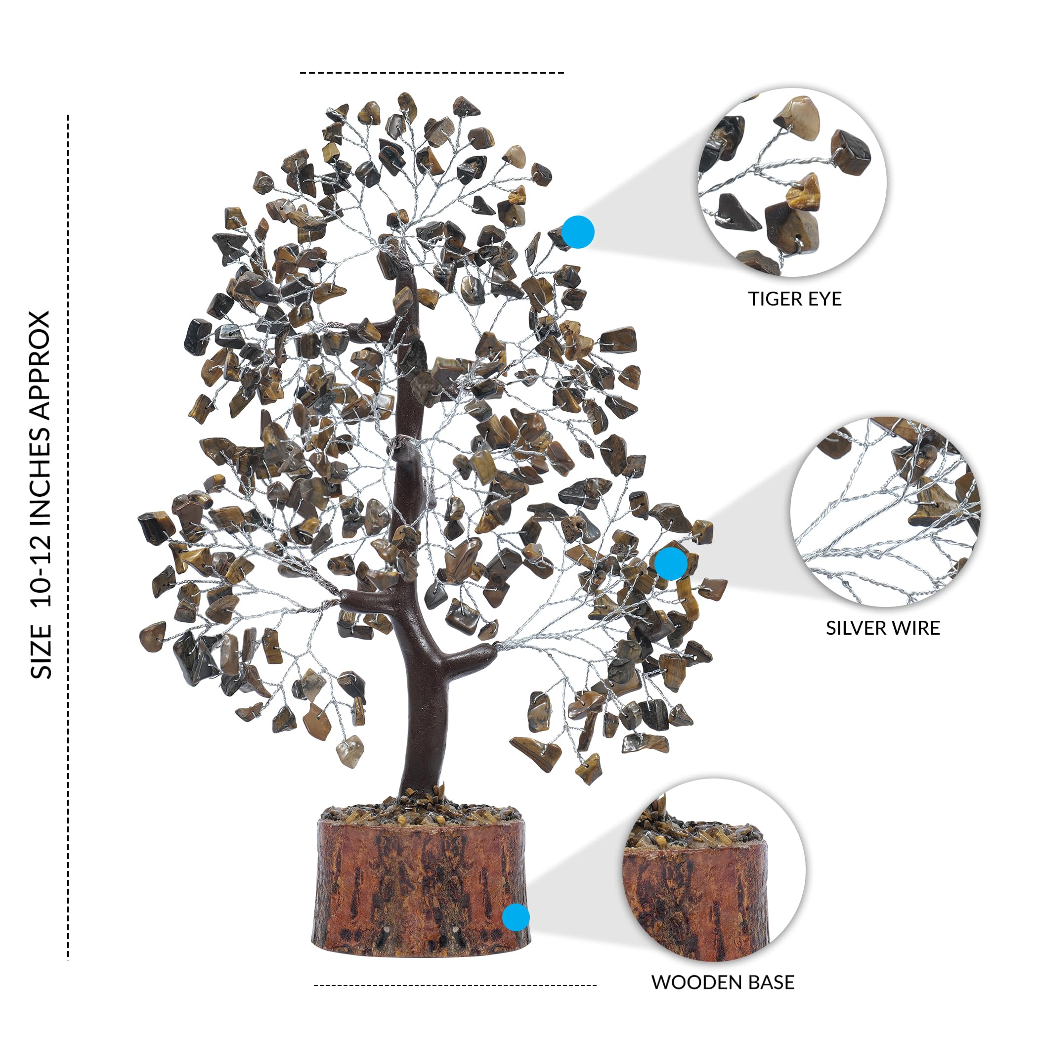 PYOR Money tree with silver wire symbolizing abundance at the desk.