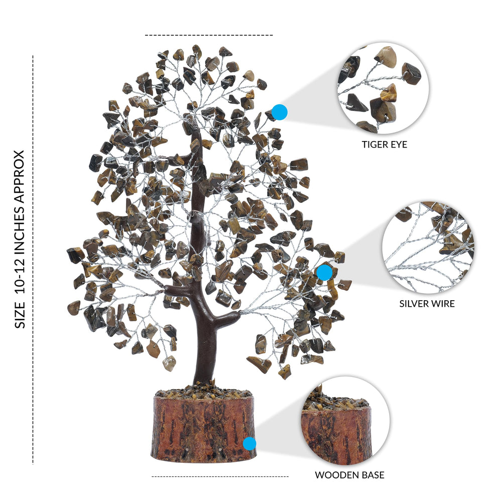 PYOR Money tree with silver wire symbolizing abundance at the desk.